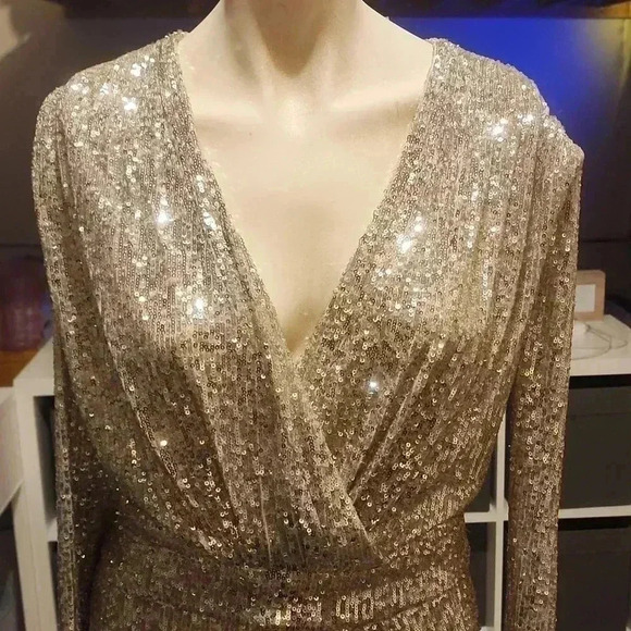 RAMY BROOK SEQUIN DRESS - Picture 4 of 6